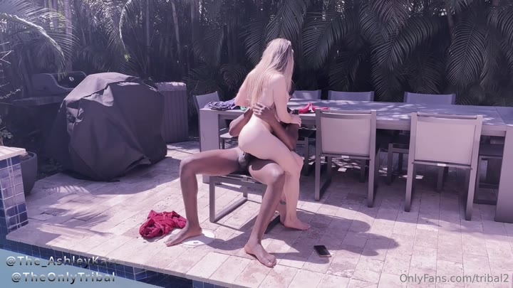 AshleyKate Hotwife - Poolside BBC Sex With TribalBBC.mp4