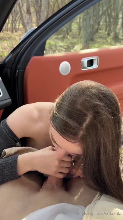 Sola Zola - Outdoor Car Sextape.mp4