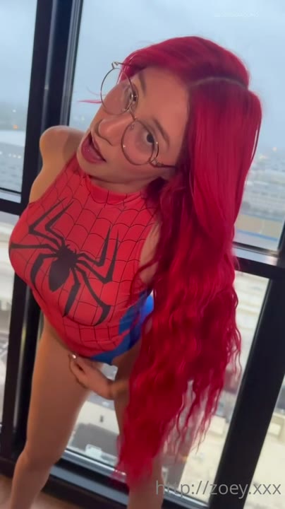 Zoey Di Giacomo - Spiderman Dildo Fuck.mp4